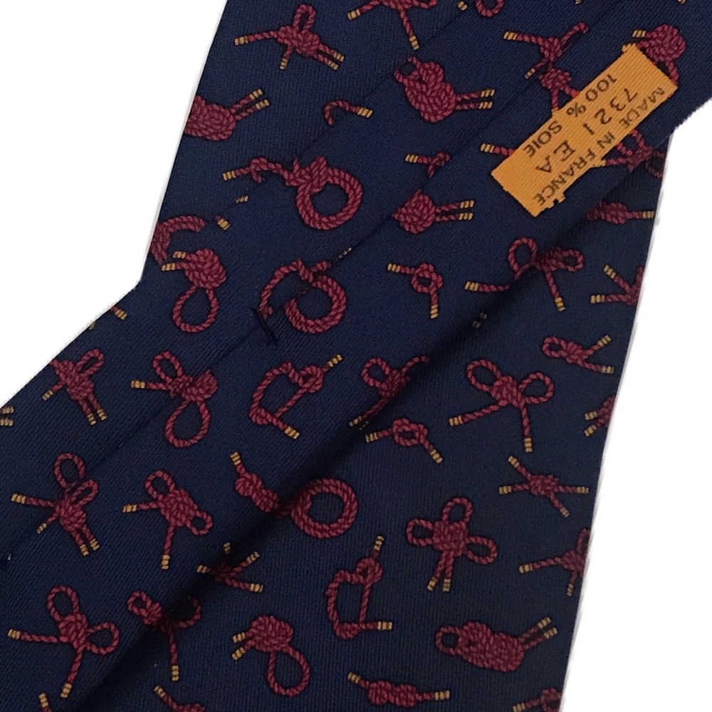 HERMÈS Whimsical Ropes Tie Includes HERMÈS Tie Box - Picture 4 of 5
